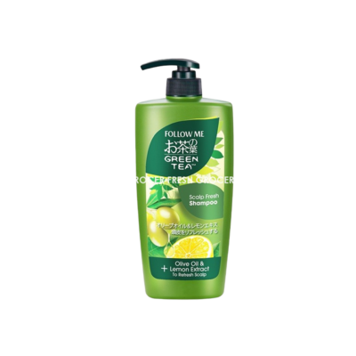 FOLLOW ME SHAMPOO 650ML GREEN TEA SCALP FRESH