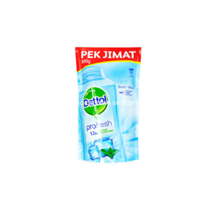 DETTOL SHOWER GEL COOL REFILL 800GM