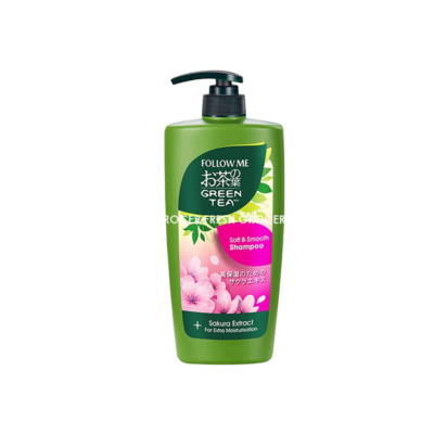 FOLLOW ME SHAMPOO 650ML GREEN TEA SOFT & SMOOTH(ANEKA PILIHAN)