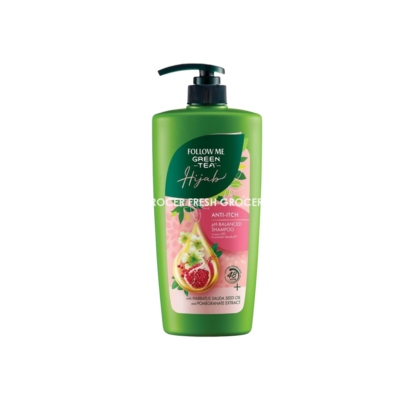 FOLLOW ME SHAMPOO 650ML GREEN TEA HIJAB ANTI-ITCH