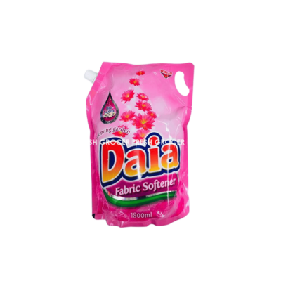 DAIA FABRIC SOFTENER 1.6L REFILL BLOOMING GARDEN PINK