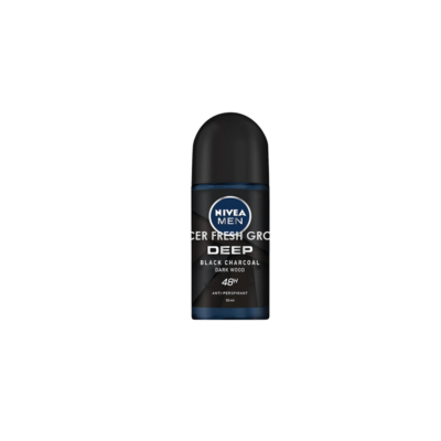 NIVEA MEN ROLL ON DEEP BLACK CHARCOAL 50ML