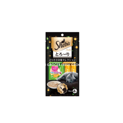 SHEBA MELTY CHICKEN & CHICKEN WHITEFISH 4PCS X 12GM