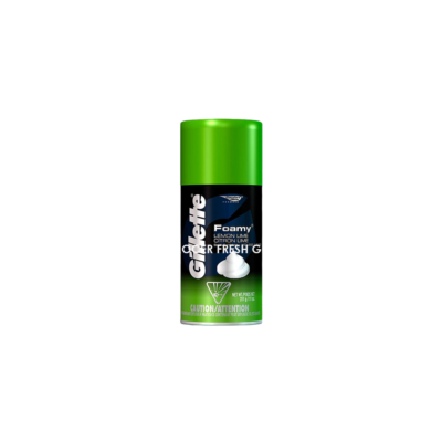 GILLETTE SAVING FOAMY LEMON LIME 50GM