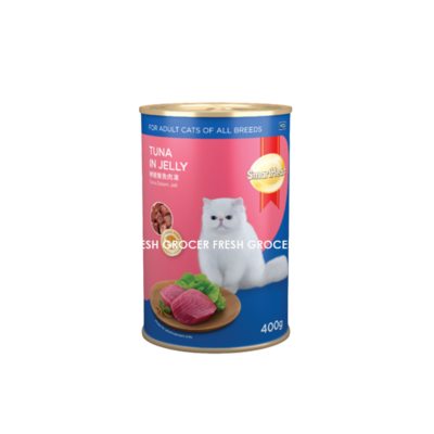 SMART HEART ADULT CAN TUNA IN JELLY 400GM