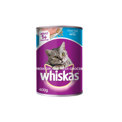 WHISKAS OCEAN FISH CAN 400GM