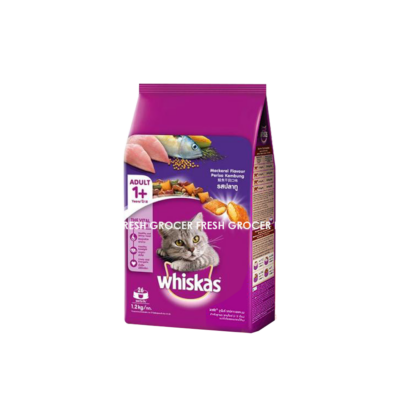 WHISKAS POUCHES MACKEREL 1.2KG