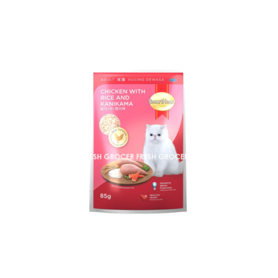 SMART HEART POUCH CHICKEN WITH RICE & KANIKAMA 85GM