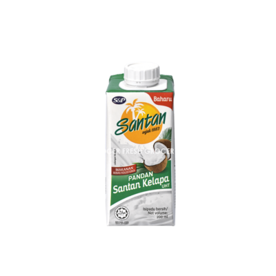 S&P - INSTANT PANDAN COCONUT MILK 200ML