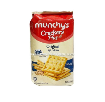 MUNCHY’S CRACKERS PLUS ORIGINAL HIGH CALCIUM 300GM