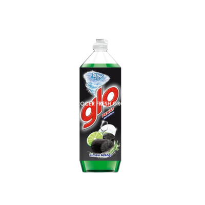 GLO DISHWASH LIQUID LIME CHARCOAL 800ML