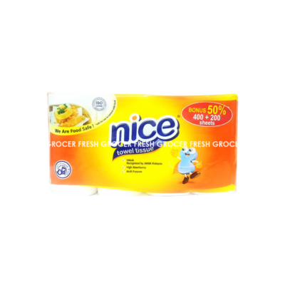 NICE KITCHEN TOWEL 2PLY 8ROL X 75'S BONUS 50%