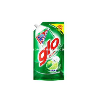 GLO LIME REFILL DISHWASH LIQUID 850ML