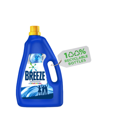 BREEZE DETERGENT LIQUID 3.6KG BOTTLE A.BAC & CRPRT (ANEKA PILIHAN)