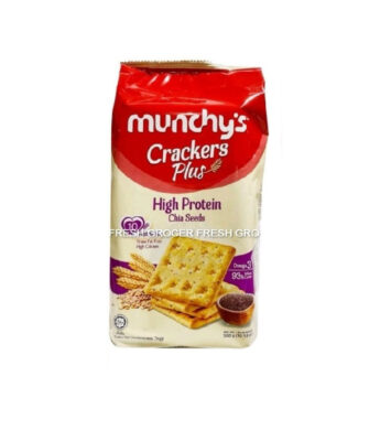 MUNCHY’S CRACKERS PLUS HIGH PROTEIN CHIA SEEDS 300GM