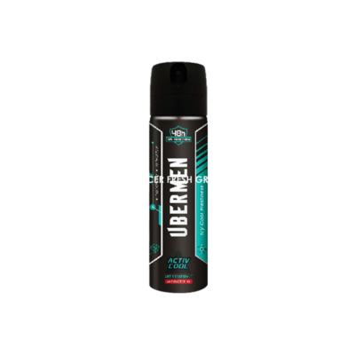 UBER MEN ANTIPERSPIRANT SPRAY 150ML ACTIV COOL