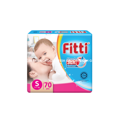 FITTI JUMBO PACK DIAPERS S-70'S