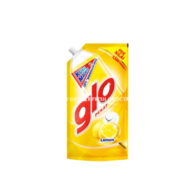 GLO LEMON REFILL DISHWASH LIQUID 850ML