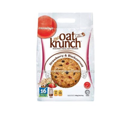 MUNCHY'S OAT KRUNCH STRAWBERRY & BLACKCURRANT 416GM