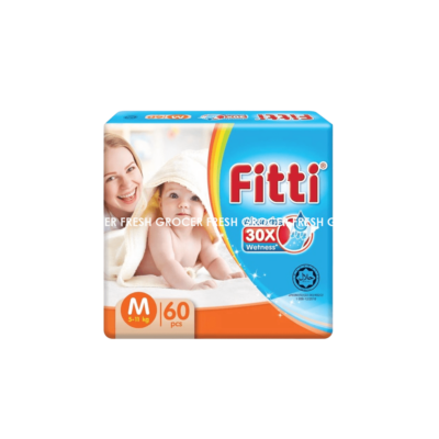 FITTI JUMBO PACK DIAPERS M-60'S