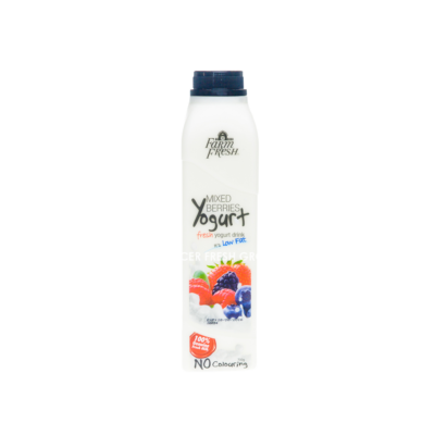 FARM FRESH YOGURT DRINK MIXED BERRIES 700ML