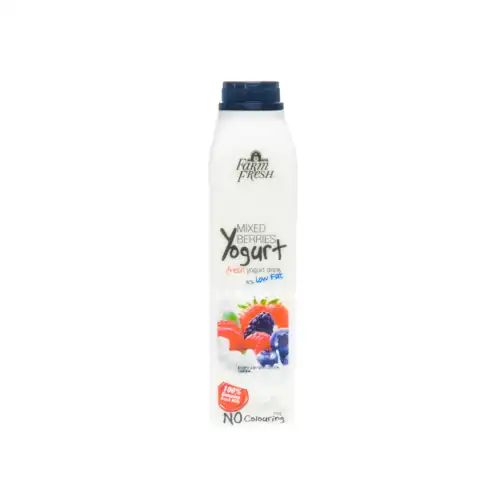 FARM FRESH YOGURT DRINK MIXED BERRIES 700ML