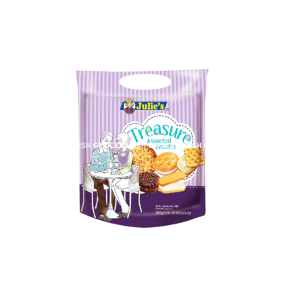 JULIES TREASURE ASSORTED BISCUITS 285GM