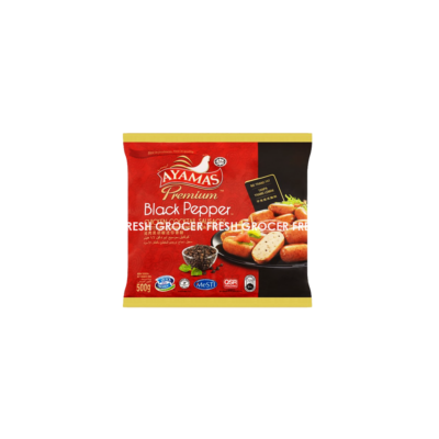 AYAMAS BLACK PEPPER CHICKEN COCKTAIL SAUSAGES 500GM