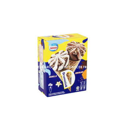 NESTLE ICE CREAM DRUMSTICK VANILLA & CHOCOLATE 4CONE X 110ML