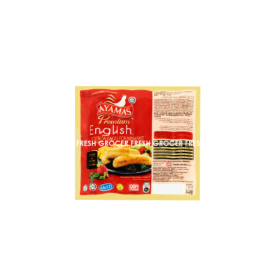 AYAMAS PREMIUM ENGLISH BREAKFAST SAUSAGE 340GM