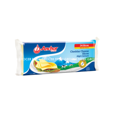 ANCHOR CHEDDAR CHEESE (24 SLICE) 400GM