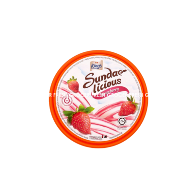 KING'S SUNDAELICIOUS STRAWBERRY  800ML