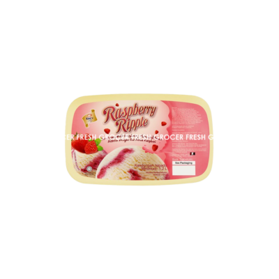 KING'S RASPBERRY RIPPLE ICE CREAM 1.2L