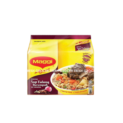 MAGGI 2 MIN NOODLES  SUP TULANG (5X79GM) 395GM