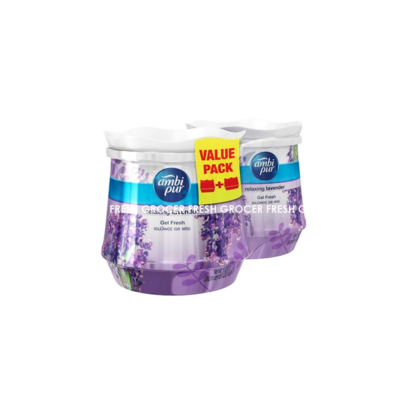 AMBI PUR GEL AIR FRESHENER LAVENDER 2X180GM