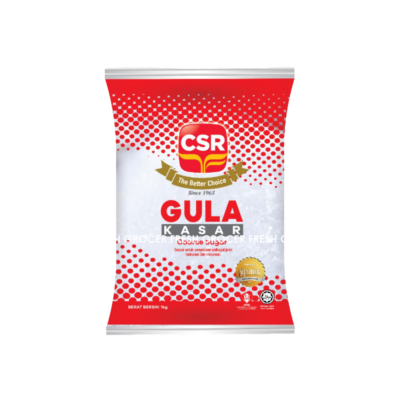 CSR COARSE SUGAR (RED) 1KG