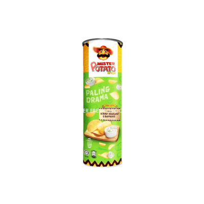 MISTER POTATO CRISPS CREAM ONION 125GM