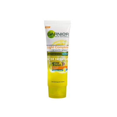 GARNIER LIGHT COMPLETE FACE WASH SCRUB 50ML