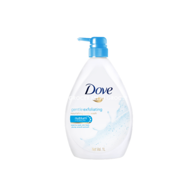 DOVE BODY WASH NOURISHING GENTLE EXFOLIATING 1L