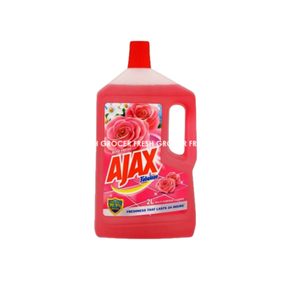 AJAX FABULOSO FLOOR CLEANER ROSE FRESH 2L