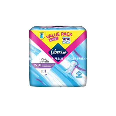 LIBRESSE SLIM LINER LONGER & WIDER TP 2X30'S