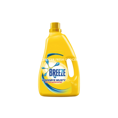 BREEZE LIQUID DETERGENT 1.8KG BOTTLE GOODBYE MUSTY