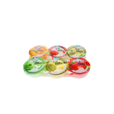 JERAM'S FRUITY PUDDING CUP 6PCS X 120GM