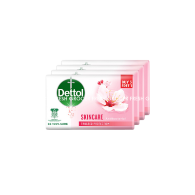 DETTOL BODY SOAP SKINCARE 100GM BUY 3 FREE 1