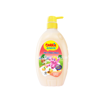 CARRIE JUNIOR BABY HAIR & BODY WASH YOGHURT APRICOT 1L