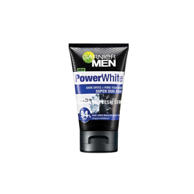 GARNIER MEN SUPER DUO FOAM DOUBLE WHITE ICY 100ML