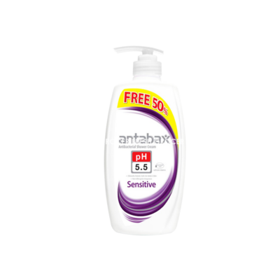 ANTABAX SHOWER CREAM SENSITIVE 650ML FREE 50%