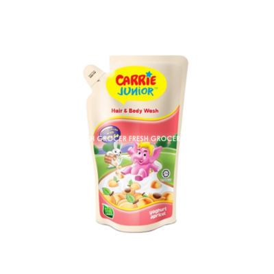 CARRIE JUNIOR HAIR & BODY WASH YOGHURT APRICOT 475GM