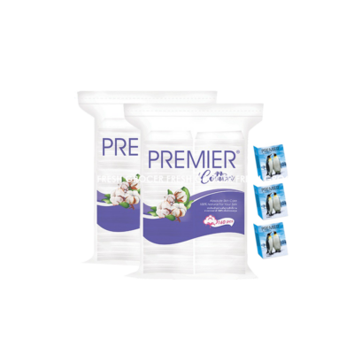 PREMIER FACIAL COTTON (3PKT FREE HANKY) (160'SX2)