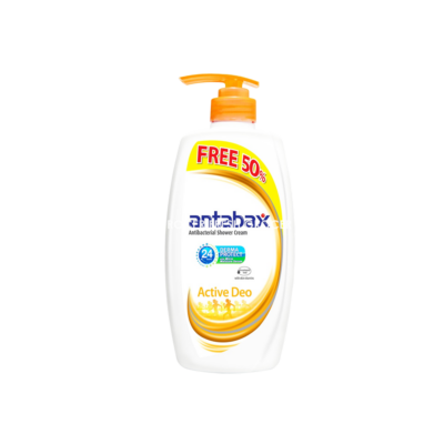 ANTABAX SHOWER CREAM ACTIVE DEO 650ML FREE 50%